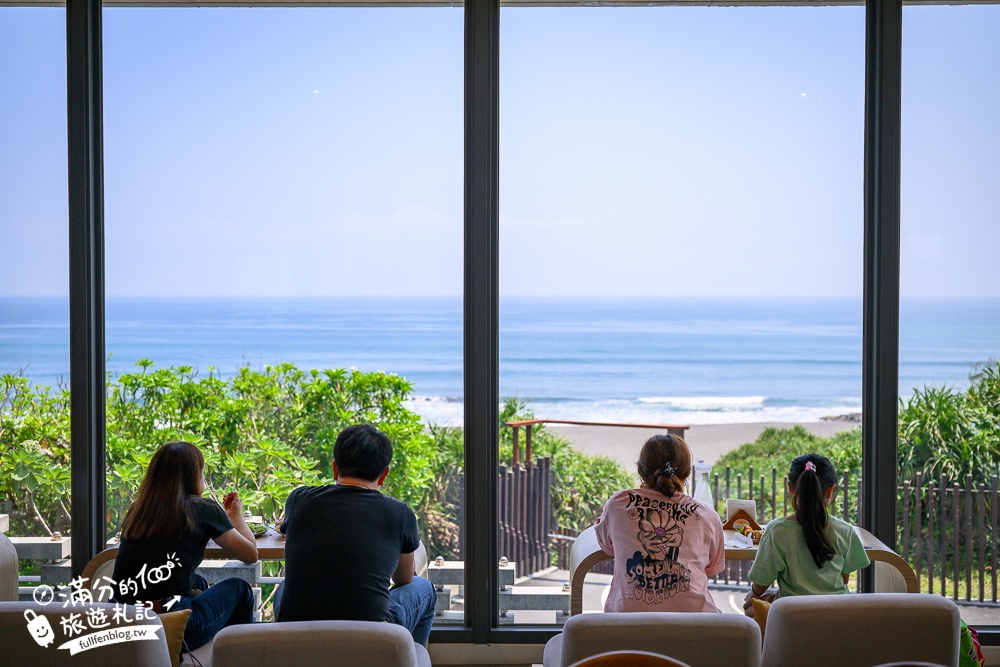 宜蘭【等日初】壯圍最新海景第一排景觀咖啡館.眺望龜山島.步行一分鐘即達海灘!