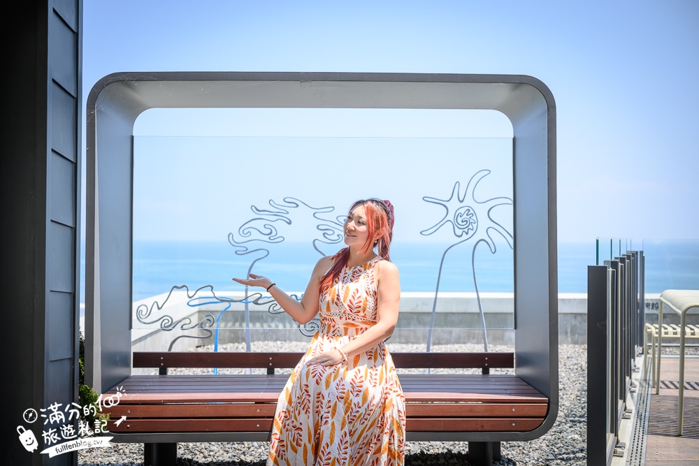 宜蘭【等日初】壯圍最新海景第一排景觀咖啡館.眺望龜山島.步行一分鐘即達海灘!