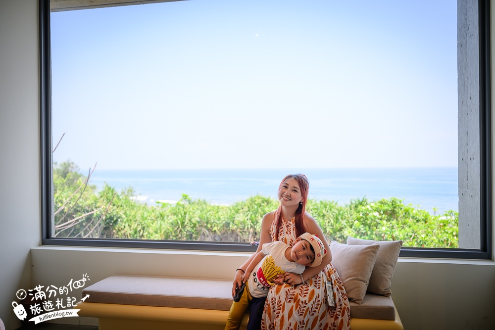 宜蘭【等日初】壯圍最新海景第一排景觀咖啡館.眺望龜山島.步行一分鐘即達海灘!