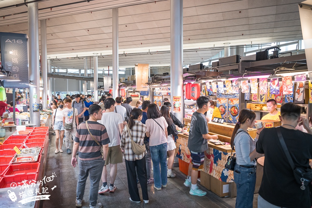 新竹【竹風魚市】南寮漁港大轉型,搭配波光市集這樣玩.全台最美大波浪魚市場,必吃生魚片＆海鮮餐廳一條街!