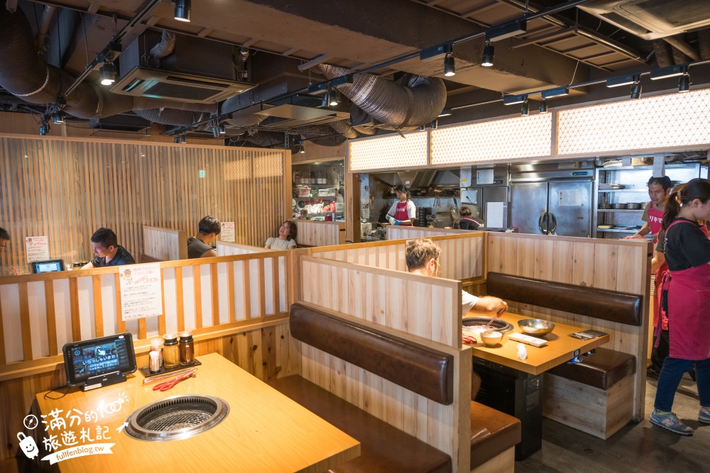 大阪必吃燒肉推薦【道頓堀力丸燒肉】高CP值日本和牛吃到飽.旁邊就是跑跑人招牌.親子友善.中文點餐超方便!