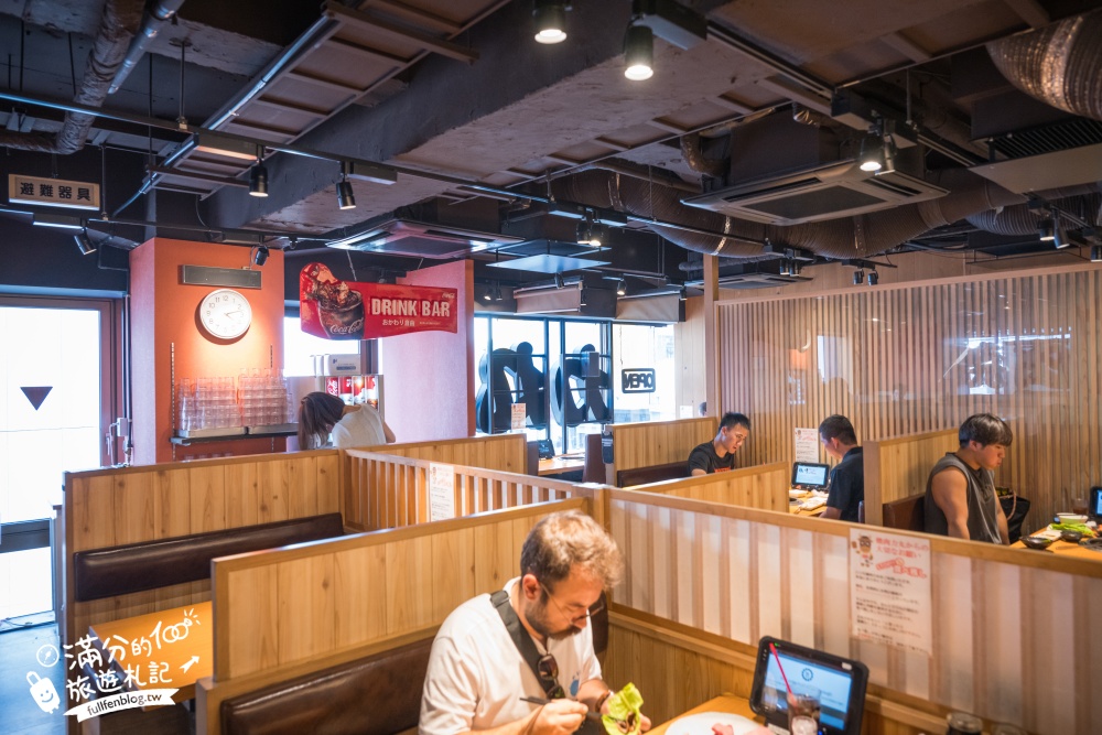 大阪必吃燒肉推薦【道頓堀力丸燒肉】高CP值日本和牛吃到飽.旁邊就是跑跑人招牌.親子友善.中文點餐超方便!