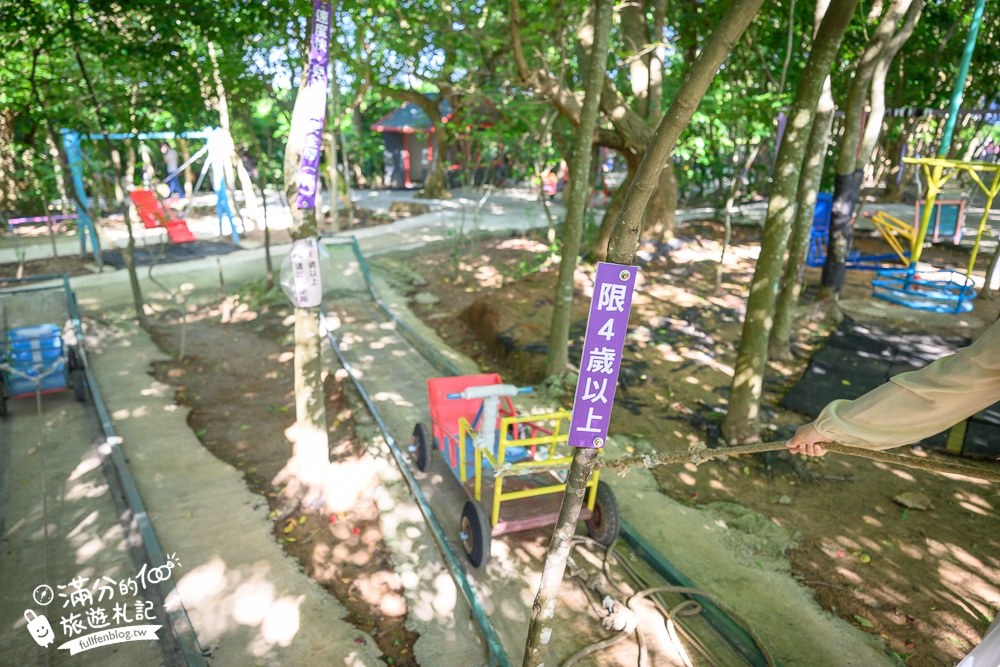 桃園【野趣森林】全台最強不插電迪士尼！400種無動力設施.水陸空一票玩到底只要250元
