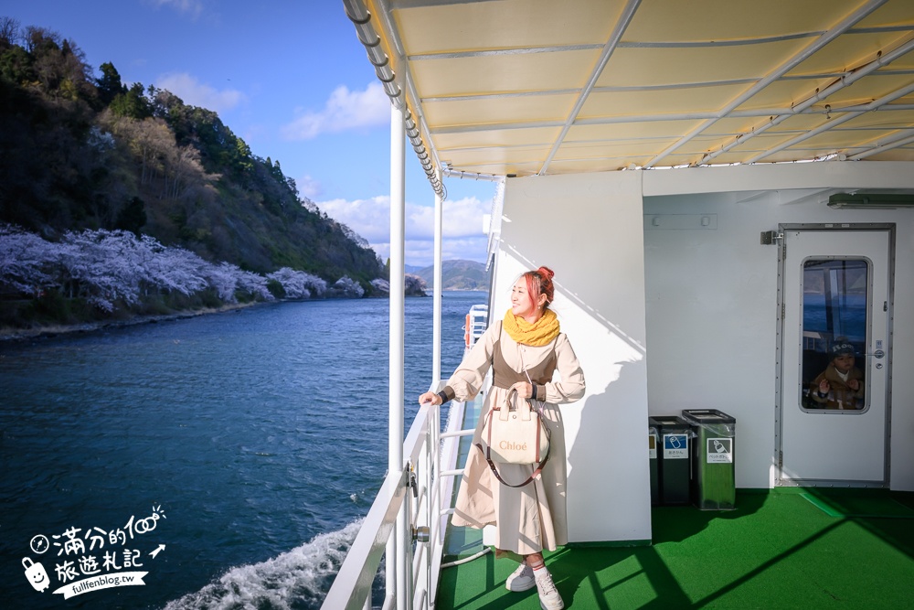 【2026海津大崎櫻花季】日本櫻花名勝100選,滋賀琵琶湖綿延四公里的湖岸櫻花,搭郵輪賞櫻花超特別!