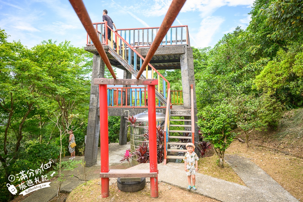 新北【河灣度假村】平溪隱藏版玩水秘境玩樂攻略.挑戰高空腳踏車.刺激滑草&彩虹天梯.山泉水泳池沁涼一夏!