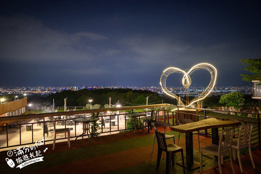 台中【望高莊園】180度超廣角百萬夜景餐廳.熱炒.火鍋.泡腳.下午茶一次滿足!