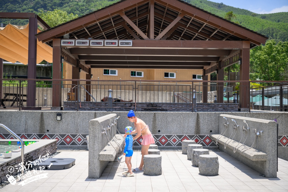 桃園【羅浮溫泉湯池露天溫泉SPA】復興鄉親子泡湯玩水首選,冷熱雙泉美人湯SPA水療放鬆又消暑!