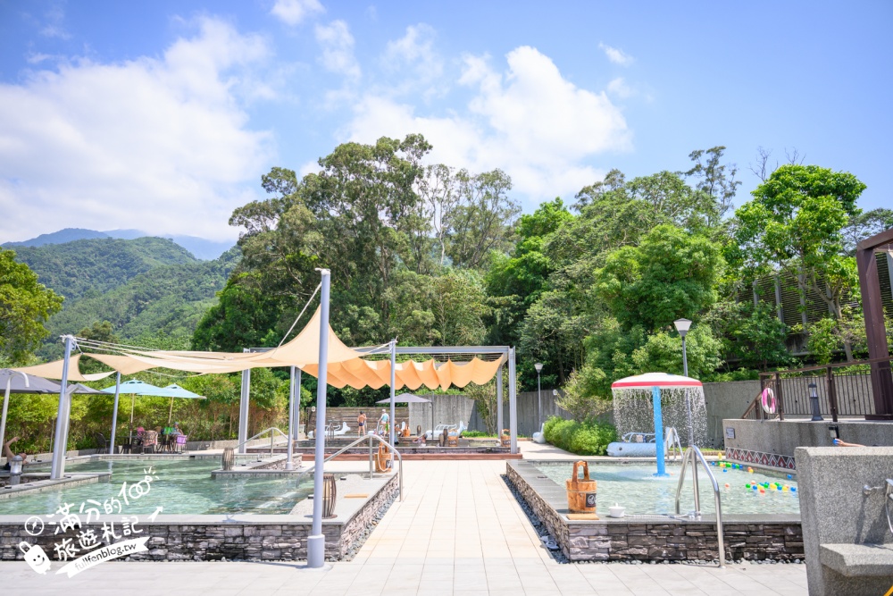 桃園【羅浮溫泉湯池露天溫泉SPA】復興鄉親子泡湯玩水首選,冷熱雙泉美人湯SPA水療放鬆又消暑!