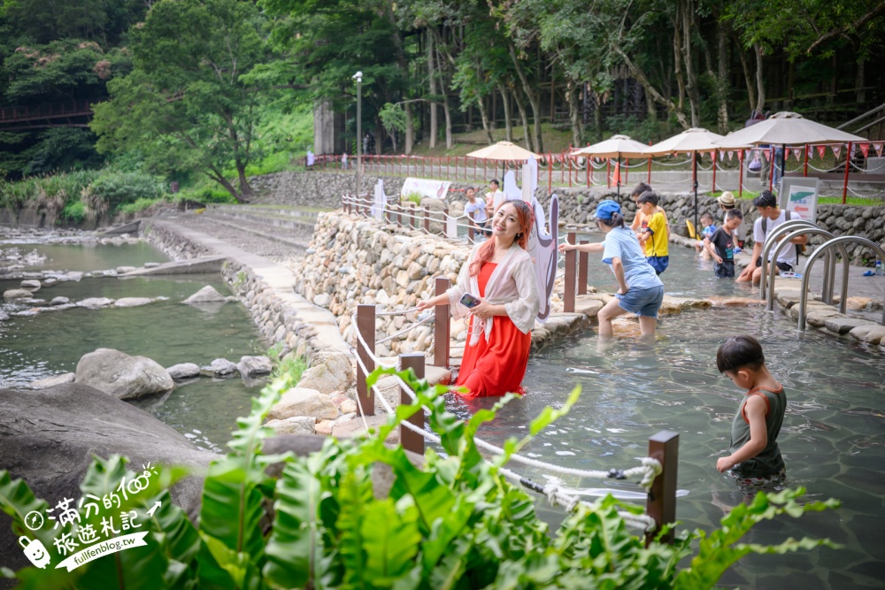 桃園【宇內溪溫泉戲水區】唯一公告合法開放的溪流戲水區,50元銅板價還能順遊小烏來天空步道!