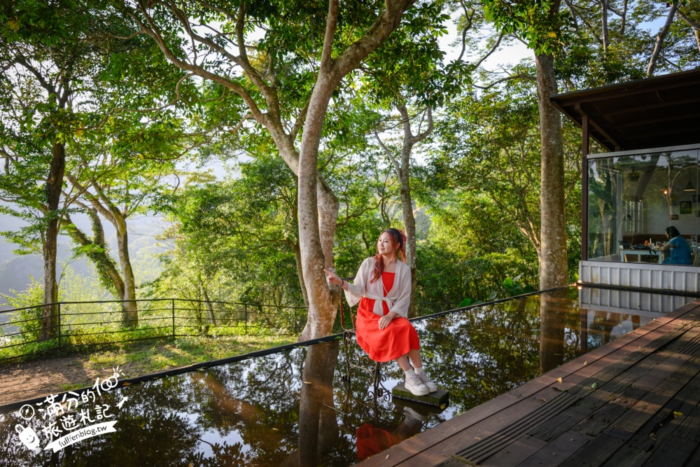 桃園【水漾石門景觀餐廳】大溪水庫湖景第一排景觀咖啡.免收服務費.坐在玻璃屋用餐仙氣十足!