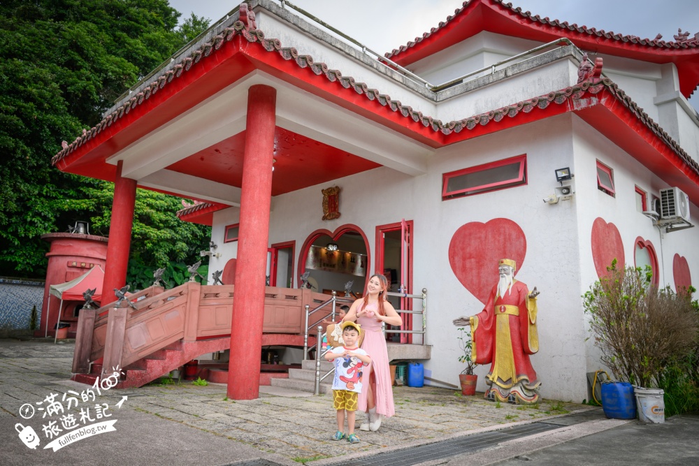 新北景點【萬里情月老廟】金山求愛求財觀景勝境,傳統月老.愛神邱比特結合~全台最浪漫的海景月老廟！