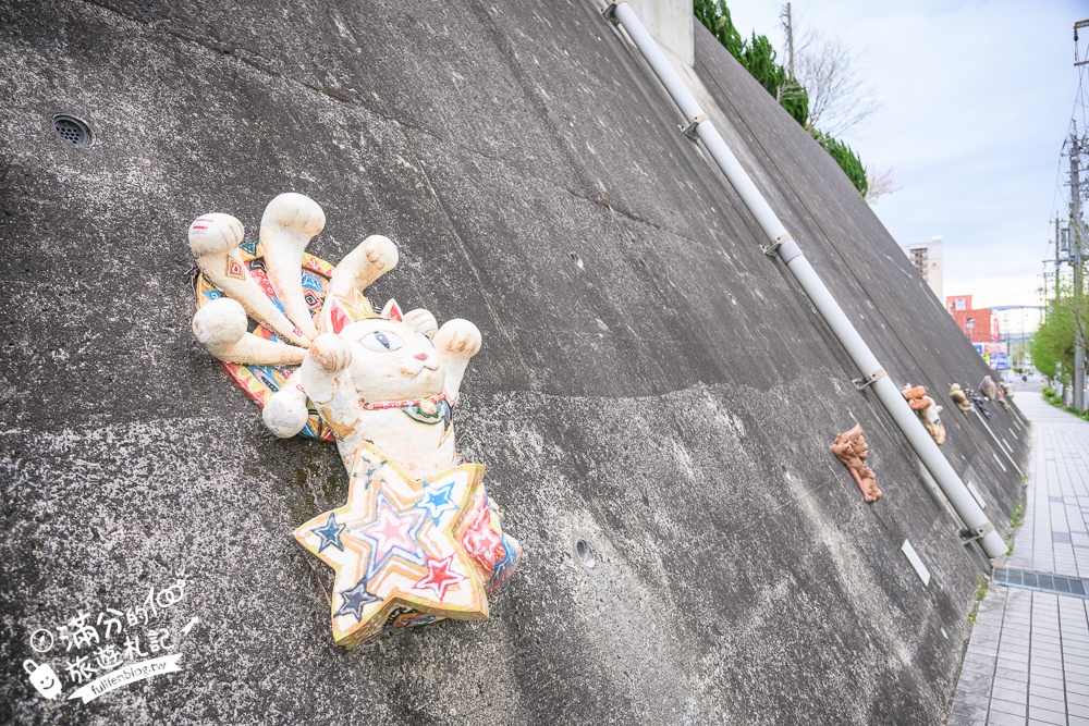 名古屋景點【常滑市巨無霸招財貓】招財貓的故鄉.玩拍攻略＆交通方式,順遊祈福陶製招財貓散步道!