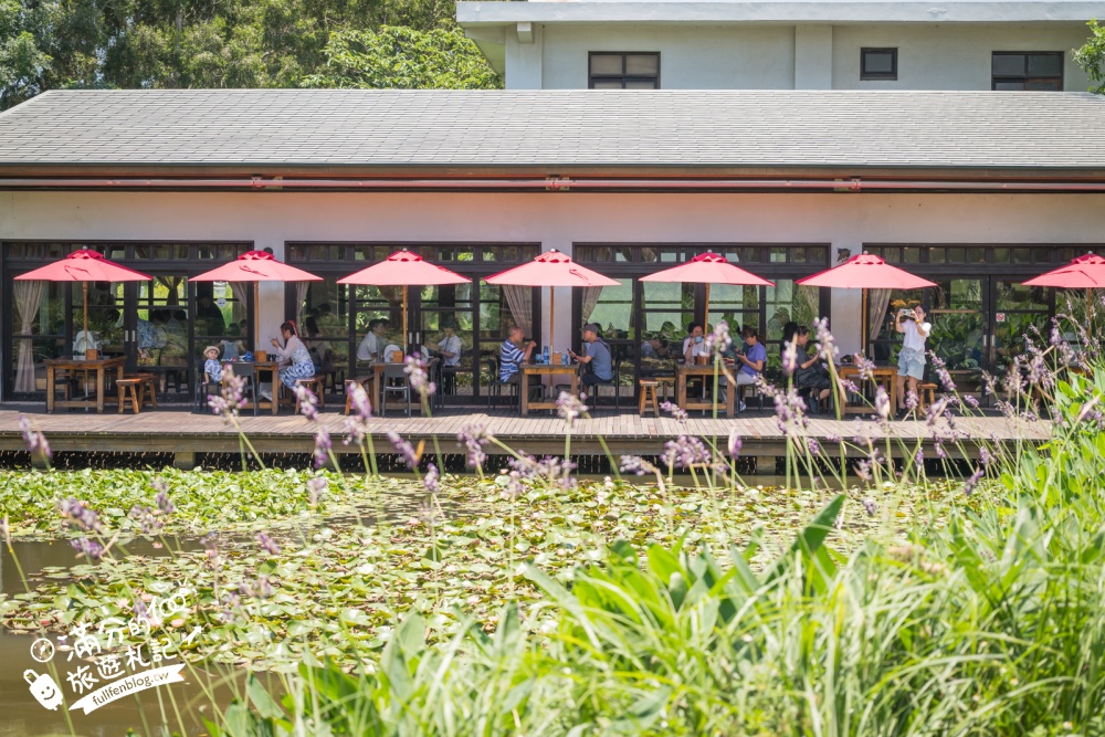 桃園【好客食堂】觀音秘境景觀餐廳.蓮花池第一排搖滾區.水上玻璃屋裡品嚐客家料理!