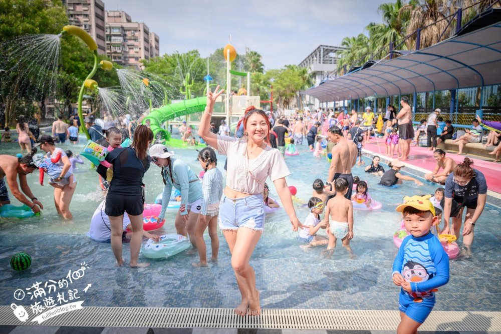 台北【自來水園區】公館最省心玩水勝地,門票只要銅板價,免穿泳裝泳帽輕鬆玩水,爸媽不崩潰遛娃基地!