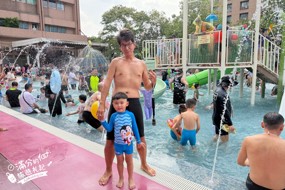 台北【自來水園區】公館最省心玩水勝地,門票只要銅板價,免穿泳裝泳帽輕鬆玩水,爸媽不崩潰遛娃基地!