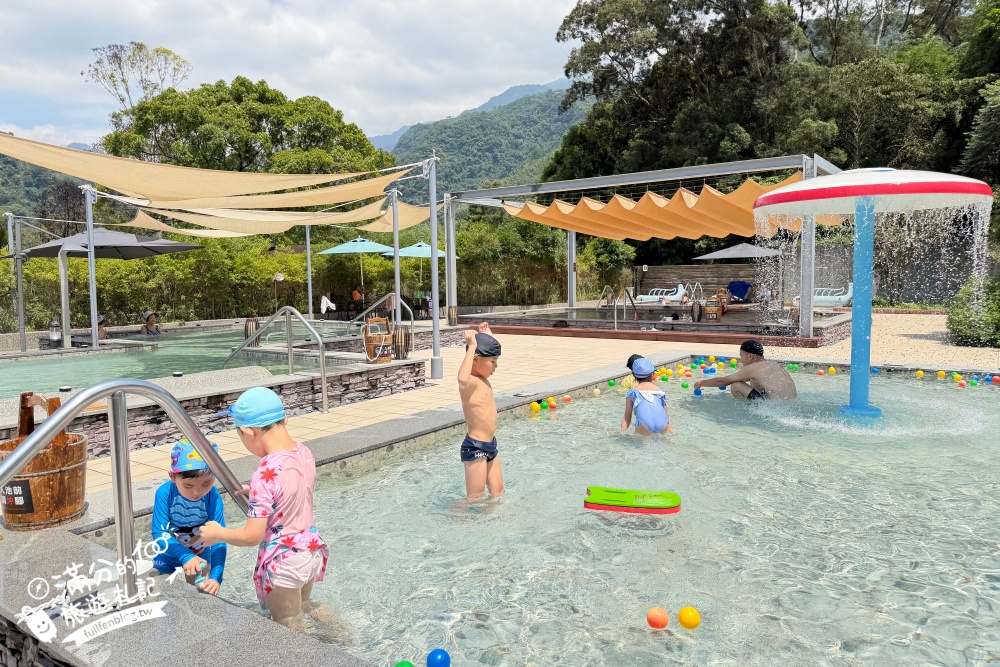桃園【羅浮溫泉湯池露天溫泉SPA】復興鄉親子泡湯玩水首選,冷熱雙泉美人湯SPA水療放鬆又消暑!