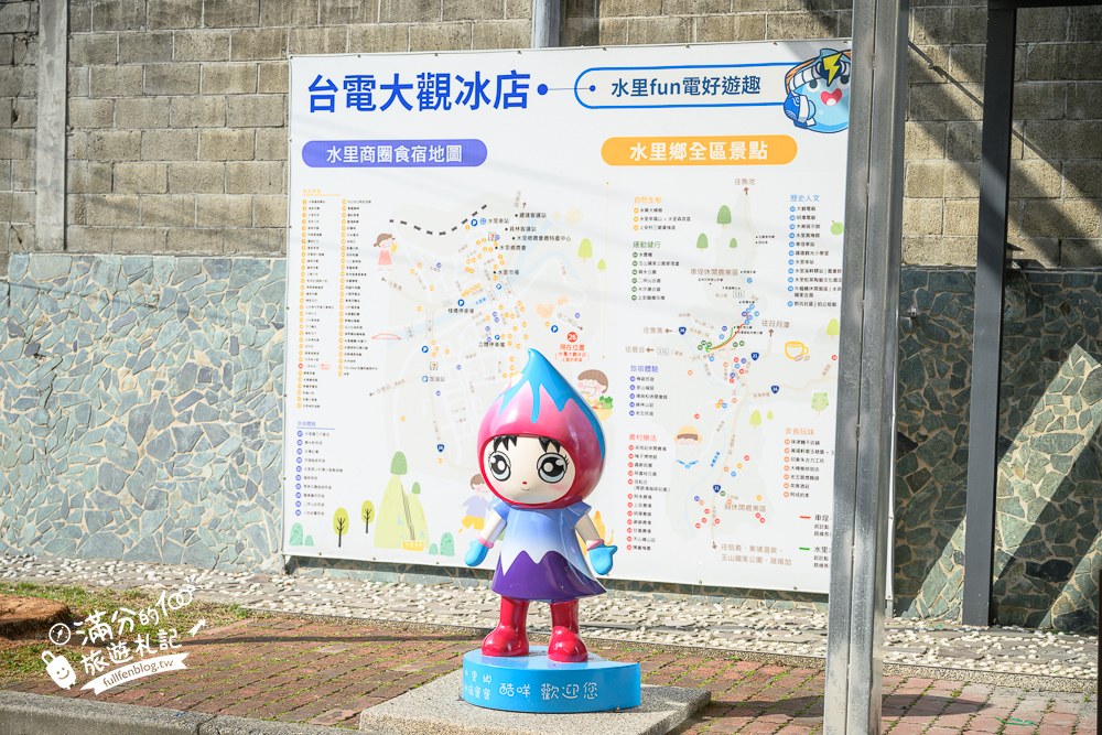 大觀冰店｜水滴造型公仔與發電設備