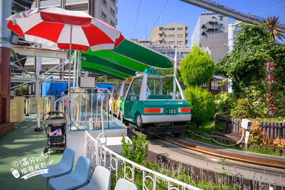 淺草花屋敷｜直升機&熊貓車
