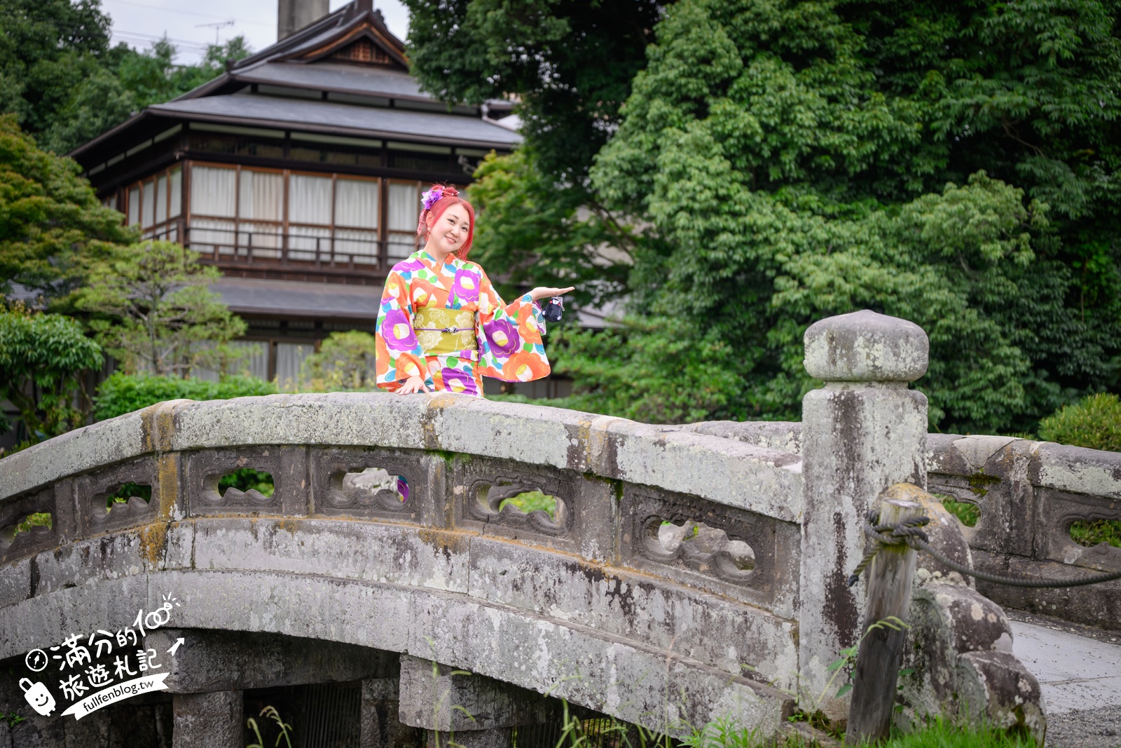 熊本【水前寺成趣園】最新玩樂＆交通攻略.熊本迷你版富士山.參拜出水神社，還能體驗和服逛商店街!