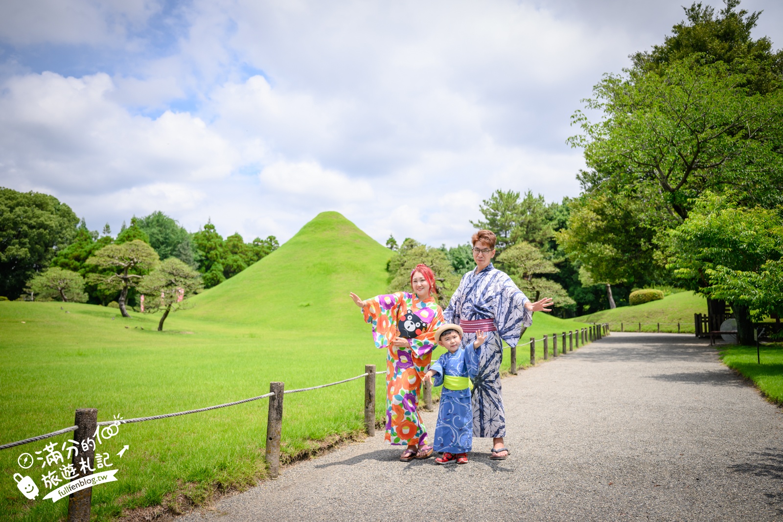 熊本和服體驗【和Collection美都.水前寺公園店】穿和服.免費逛日式庭院.還有專人幫你拍美麗和服照!