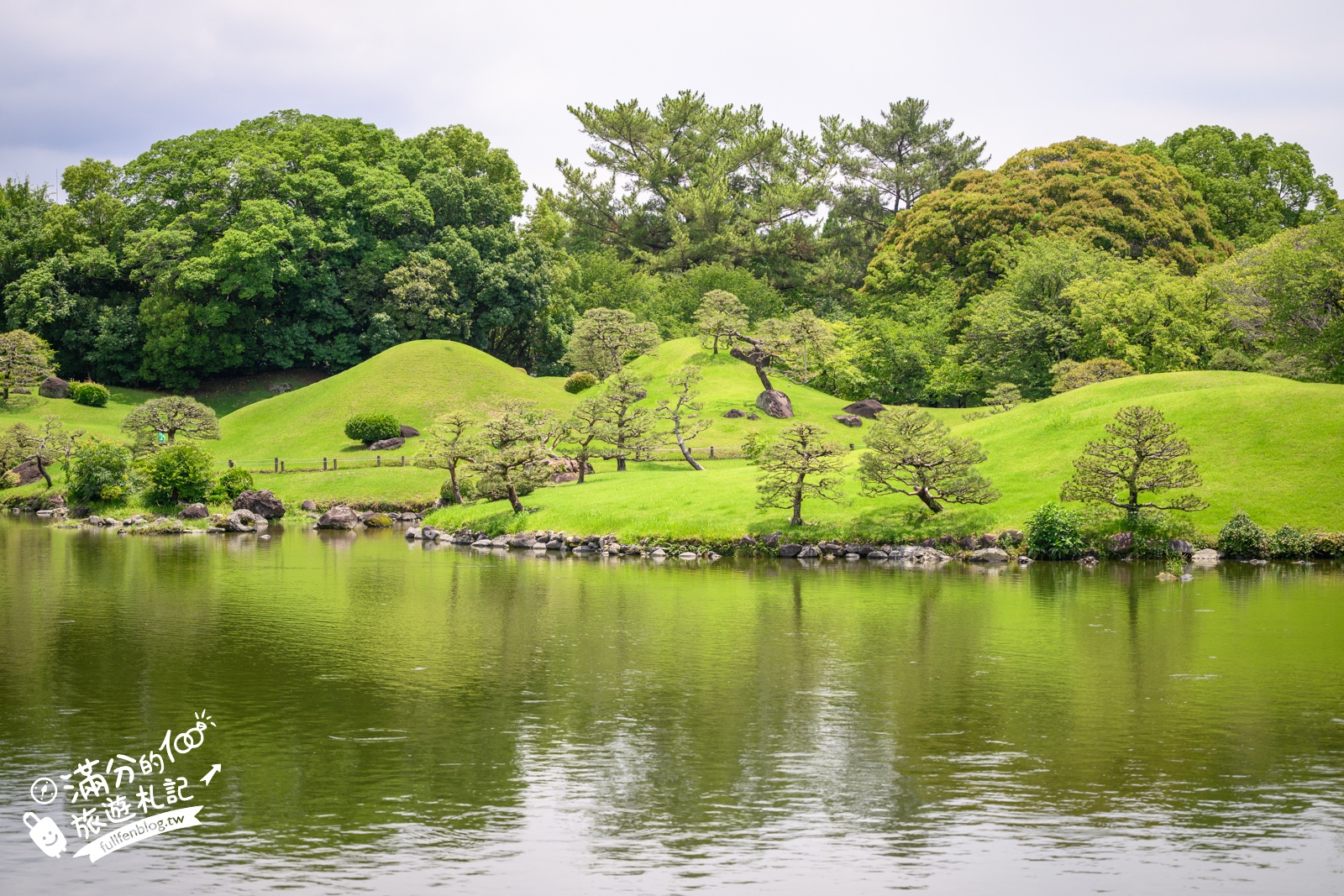 熊本【水前寺成趣園】最新玩樂＆交通攻略.熊本迷你版富士山.參拜出水神社，還能體驗和服逛商店街!