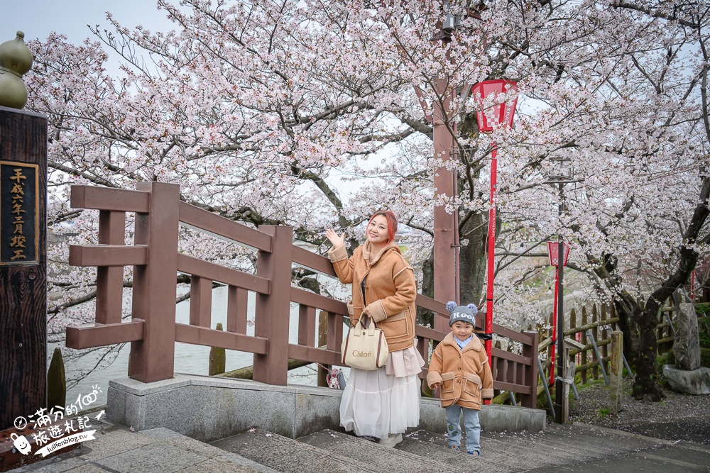 日本岐阜【墨俣一夜城址公園】岐阜免費賞櫻名所.登天守看櫻花隧道.賞櫻攻略&交通門票一次看!