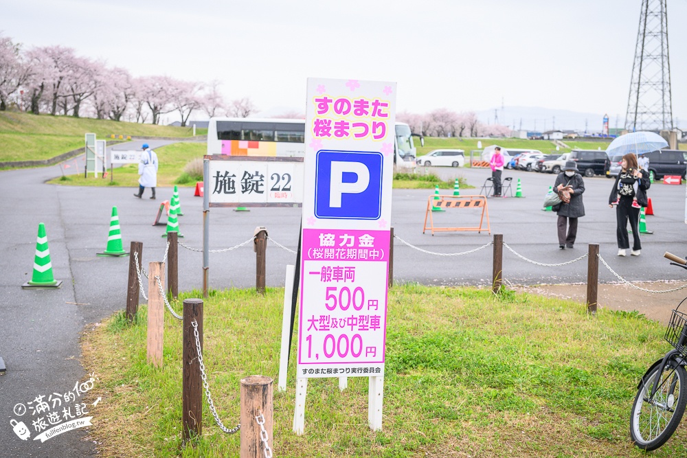 日本岐阜【墨俣一夜城址公園】岐阜免費賞櫻名所.登天守看櫻花隧道.賞櫻攻略&交通門票一次看!