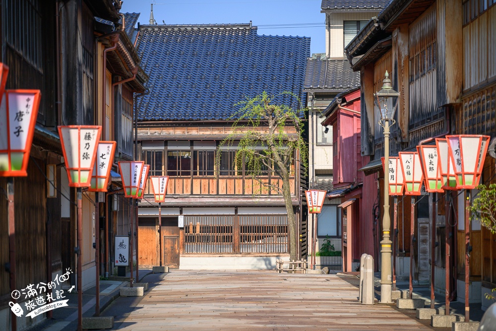 【金澤東茶屋街一日遊散策攻略】玩樂交通.和服體驗.抹茶甜點&金箔冰淇淋！必拍紅燈籠石板路櫻花季.親子同行也適合!