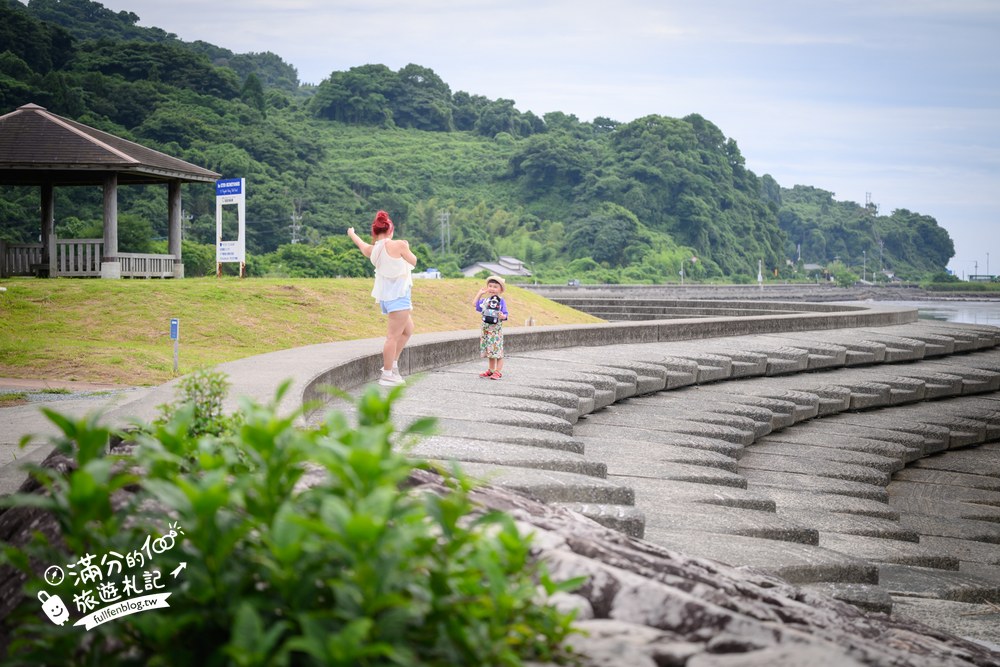 長部田海床路｜弧形海堤散步