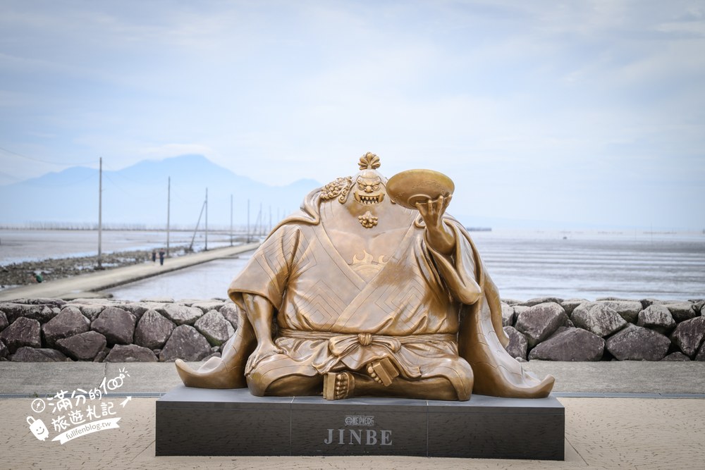 長部田海床路｜航海王甚平銅像