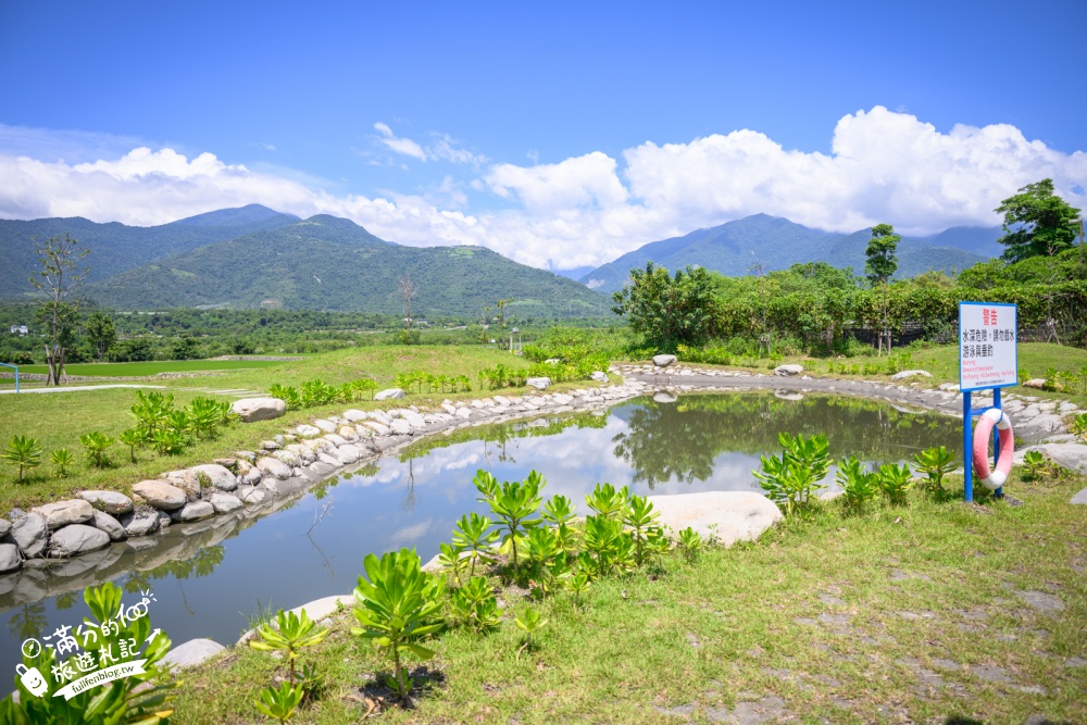 台東【鹿野花鹿米公園】鹿野免門票親子景點！繽紛童話魔法屋，玩共融遊戲場，順遊梅花鹿公園!