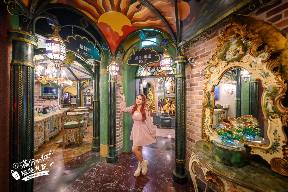 水上明月海景旅店｜七星潭水上明月海景渡假旅店｜宮廷城堡風大廳