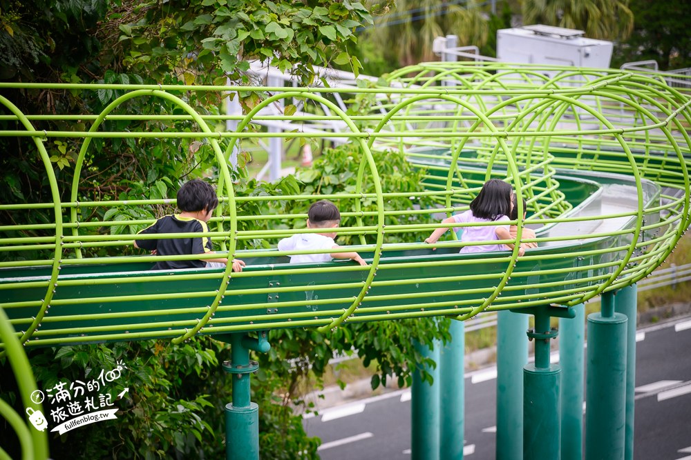 浦添大公園｜90公尺大型滾輪溜滑梯