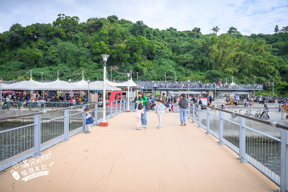 關渡碼頭貨櫃市集｜關渡棧橋碼頭散步