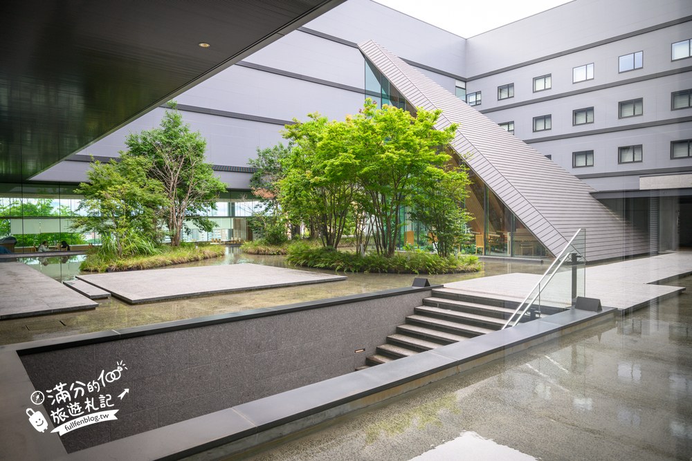 The Blossom酒店｜THE BLOSSOM KUMAMOTO｜庭院與交誼空間