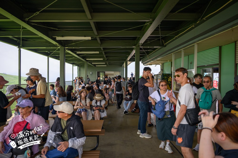 大室山纜車｜大室山登山リフト｜山頂賣店與休息區