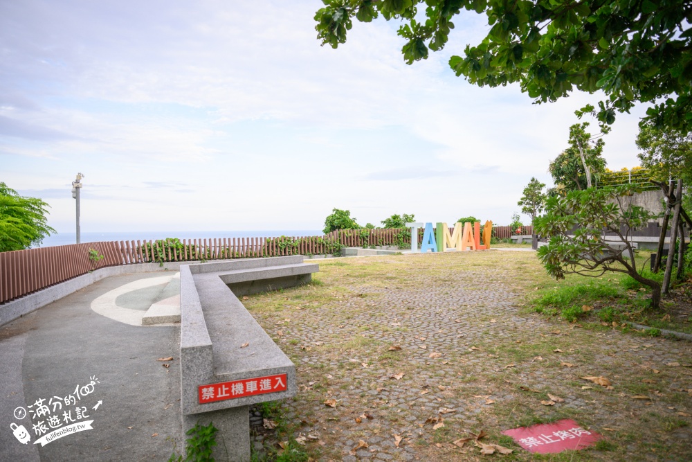 台東【太麻里華源曙光觀景台】免費看海秘境！日出、火車與月牙灣海岸線一次收錄