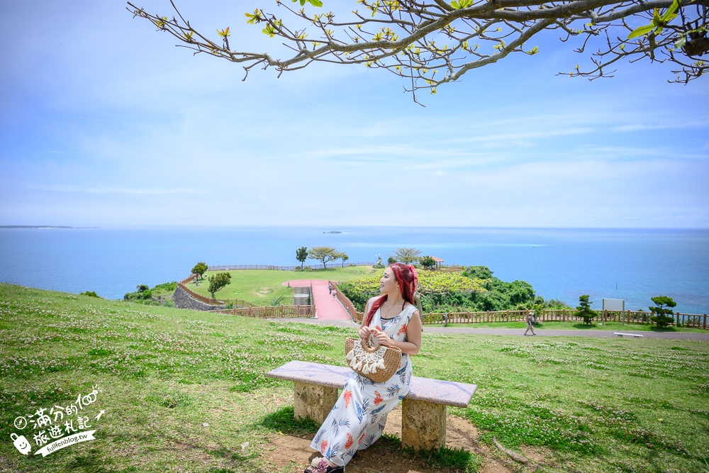 沖繩【知念岬公園】免門票眺望太平洋與久高島，交通停車、拍照亮點及南部一日遊攻略