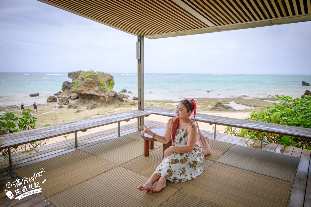 【沖繩BANTA CAFE】坐在懸崖上看海！星野集團打造日本最大級海景咖啡廳，4大座位區、菜單、交通與停車攻略
