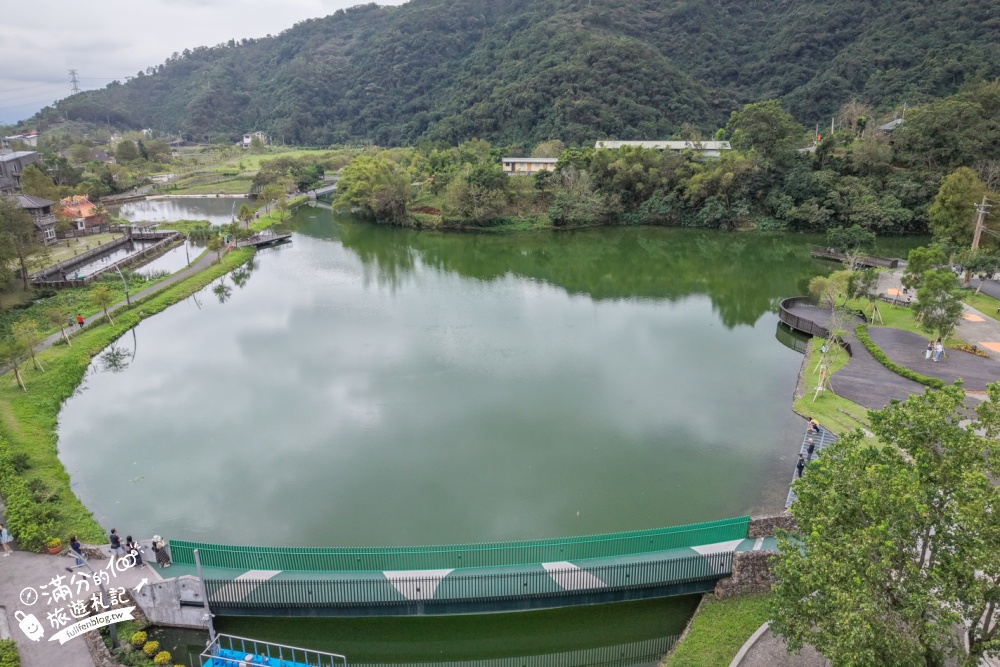【宜蘭大湖風景區】封閉6年重新開放！免門票漫遊員山天鵝湖，湖岸步道賞山水倒影