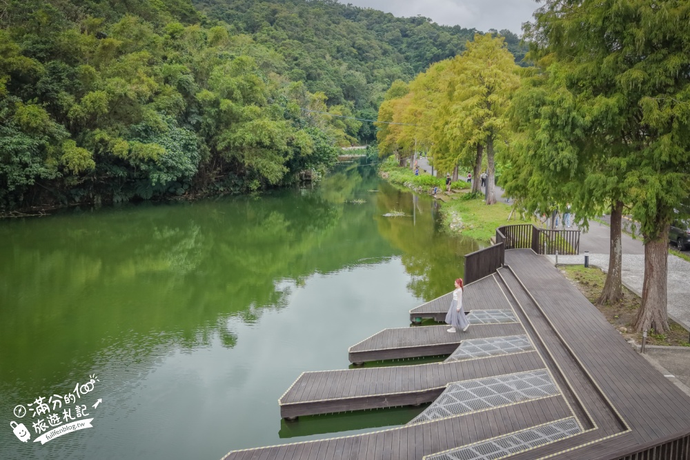 【宜蘭大湖風景區】封閉6年重新開放！免門票漫遊員山天鵝湖，湖岸步道賞山水倒影