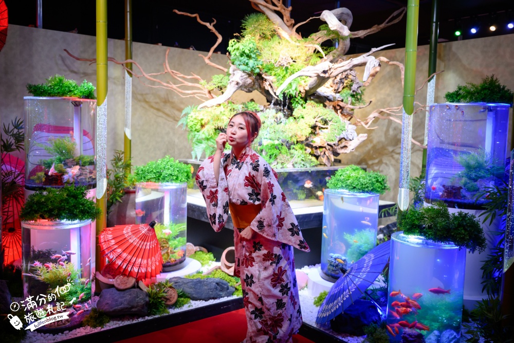 【2026沖繩金魚博物館】OKINAWA KINGYO MUSEUM，8大夢幻金魚藝術展區、門票交通資訊！ASHIBINAA Outlet室內景點