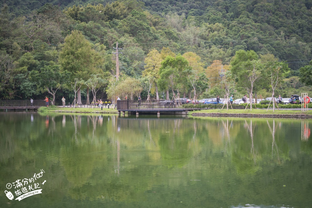 【宜蘭大湖風景區】封閉6年重新開放！免門票漫遊員山天鵝湖，湖岸步道賞山水倒影