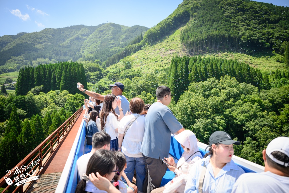 【2026高千穗小火車攻略】天照鐵道105公尺的高空小火車好震撼，飽覽山谷田園風光！票價、購票方式與熊本出發交通