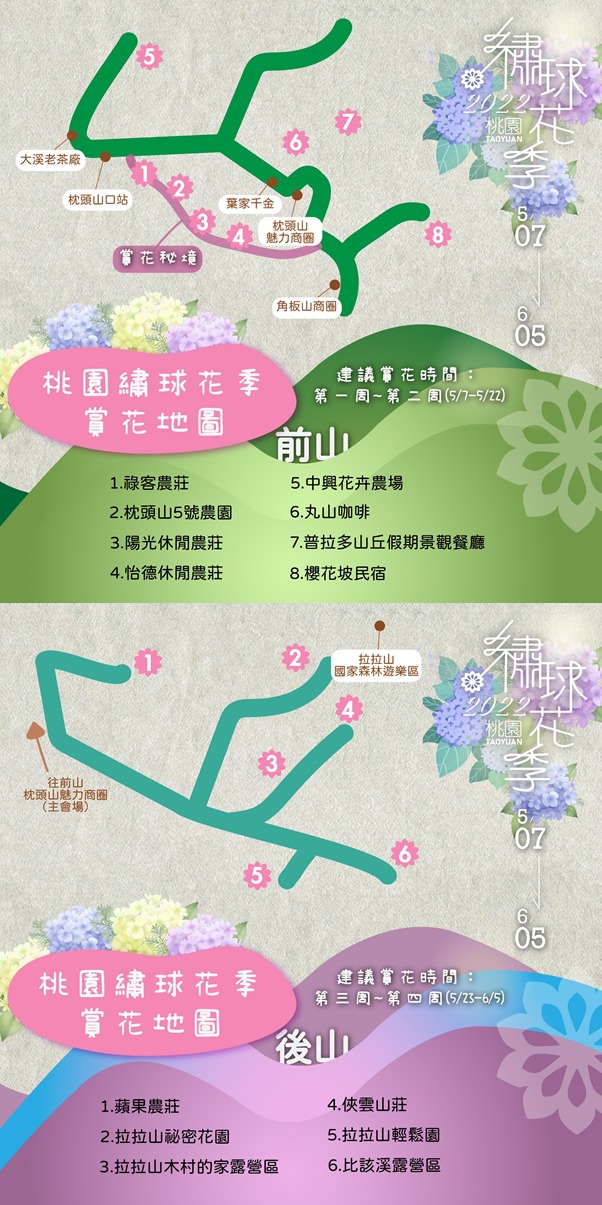 2022桃園繡球花季|繡球花海.愛心地景.歐風童話屋|璀璨迷人~季節限定紫陽花秘境!