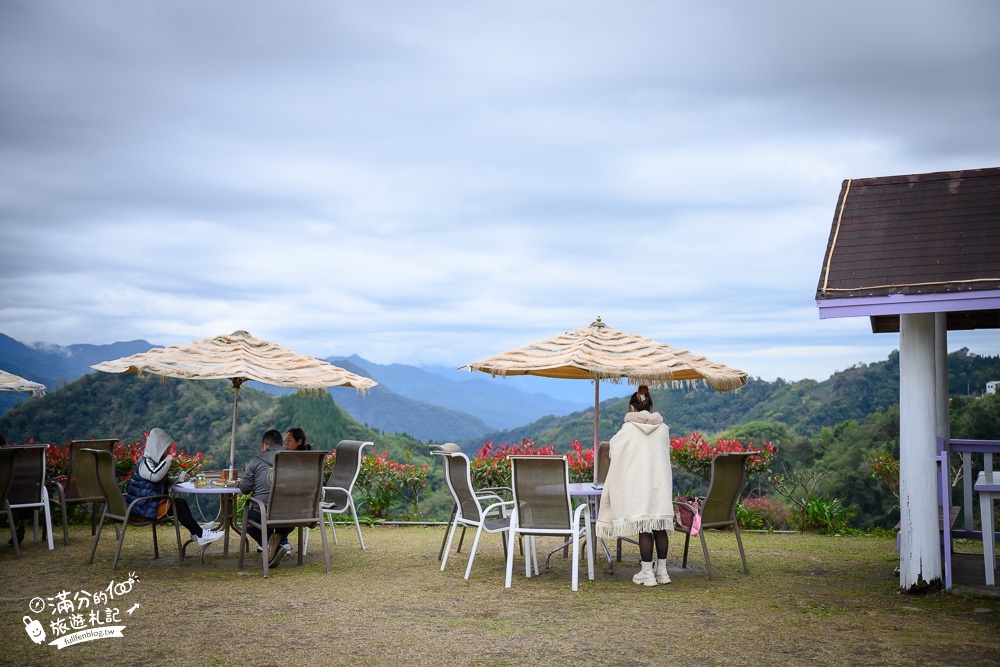 嘉義景點|雲瀑谷咖啡館|望山.看雲海.喝咖啡~山谷搖滾區,群山包圍的童話小屋!