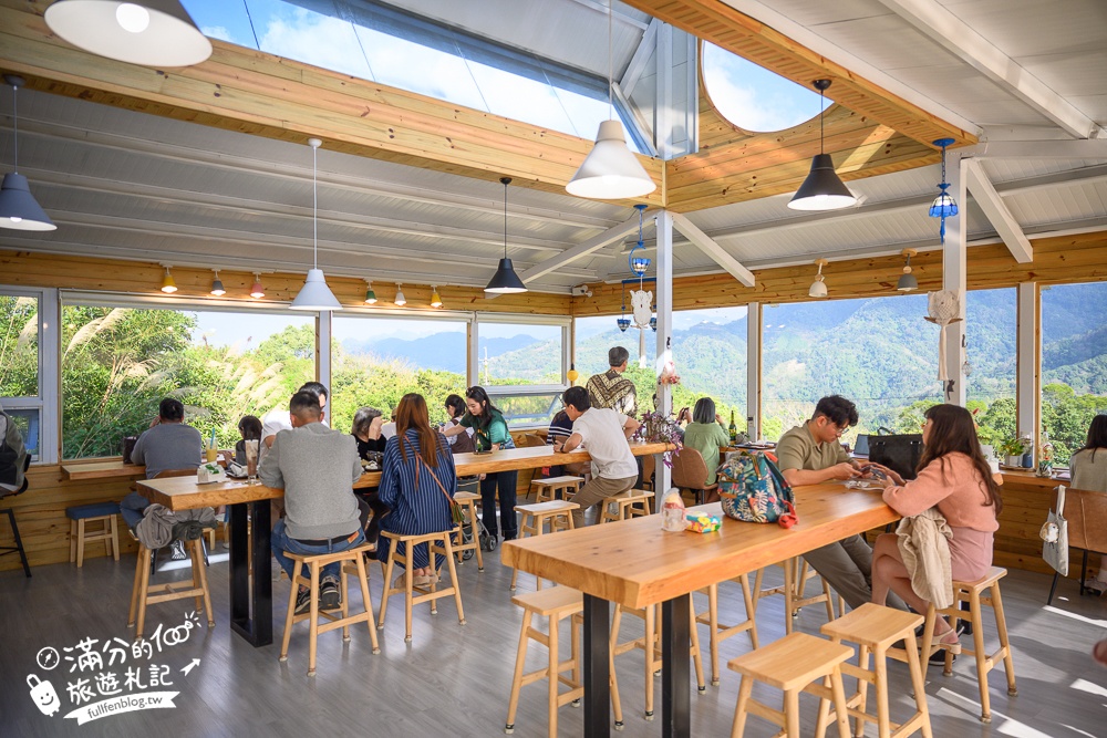 新竹【日木花園】橫山最新景觀餐廳.大山背森林玻璃屋.望山景喝咖啡好放鬆！
