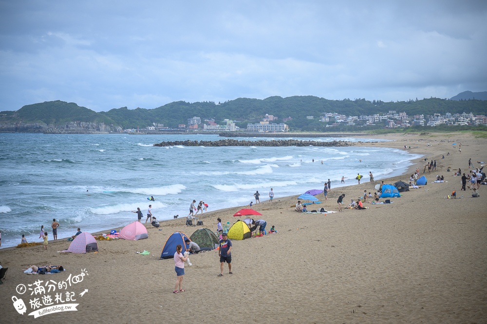 北海岸玩水秘境【中角灣國際衝浪基地】金山看海親子玩水景點,免門票有盥洗淋浴空間好讚!