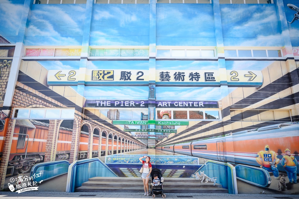 高雄景點【哈瑪星台灣鐵道館】全台規模最大最完整台灣鐵道模型.變裝當站長.搭駁二小火車,高雄親子好玩景點!