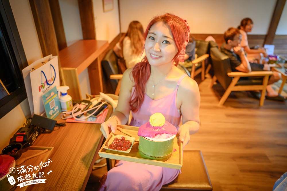 澎湖美食【掌上明珠仙人掌冰淇淋-瑚途門市】唯美日式庭院,必吃竹筒仙人掌冰,還覆蓋雲朵般棉雪太吸睛!
